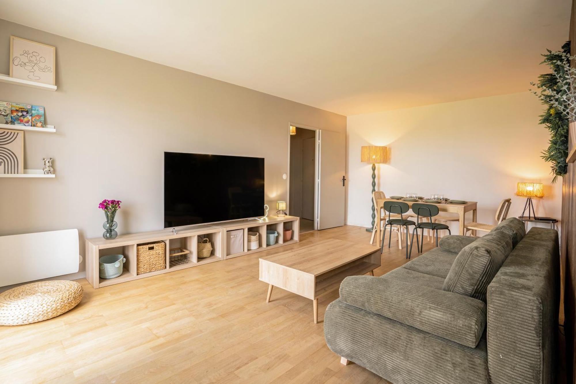 Magic Garden 6 Personnes Parking Prive A 20M Du Rer Apartment Serris Luaran gambar