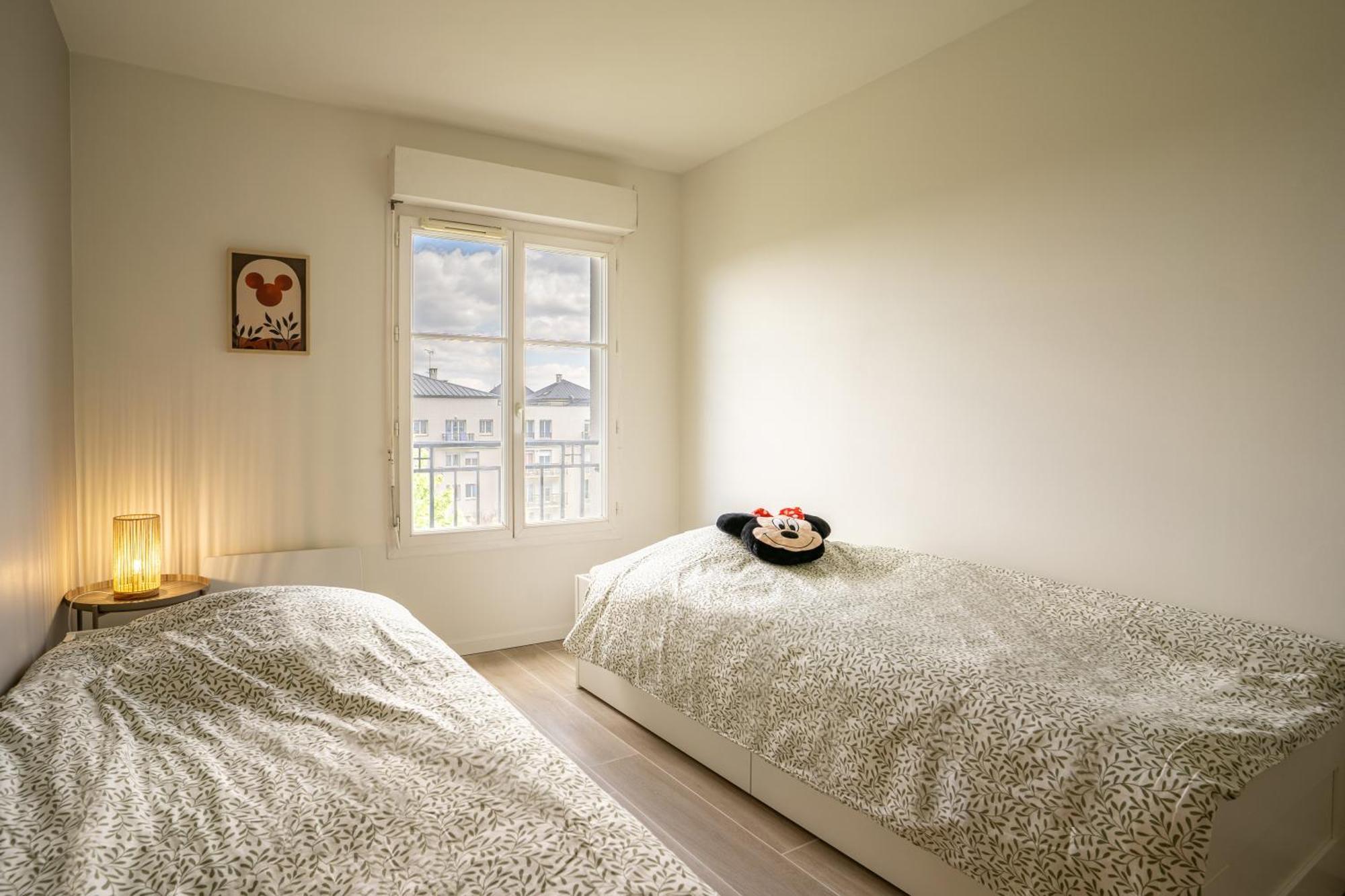 Magic Garden 6 Personnes Parking Prive A 20M Du Rer Apartment Serris Luaran gambar