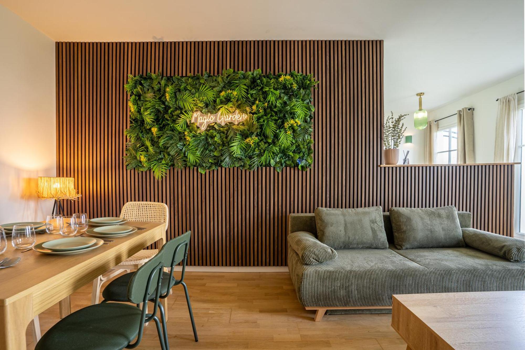 Magic Garden 6 Personnes Parking Prive A 20M Du Rer Apartment Serris Luaran gambar