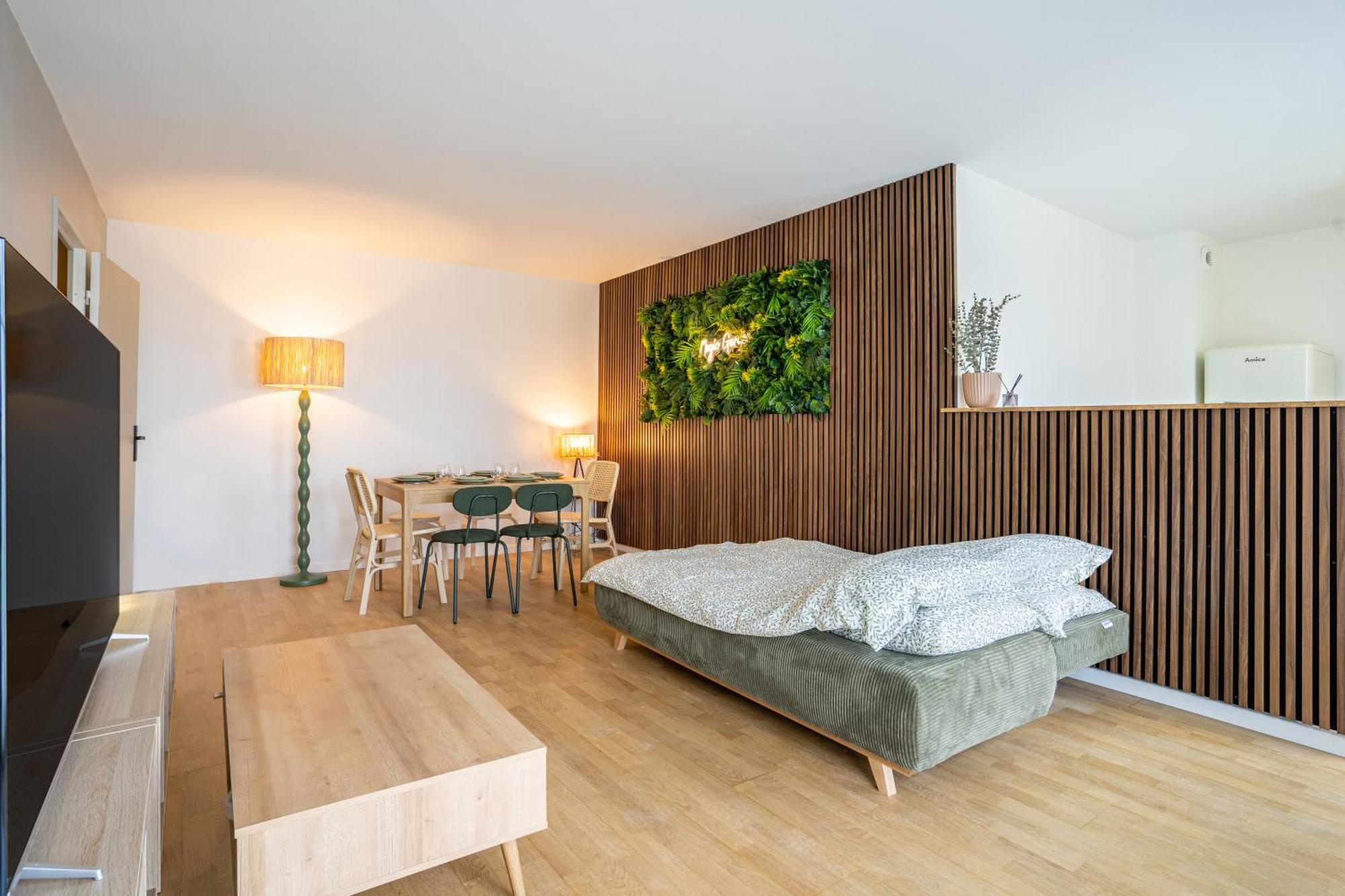 Magic Garden 6 Personnes Parking Prive A 20M Du Rer Apartment Serris Luaran gambar