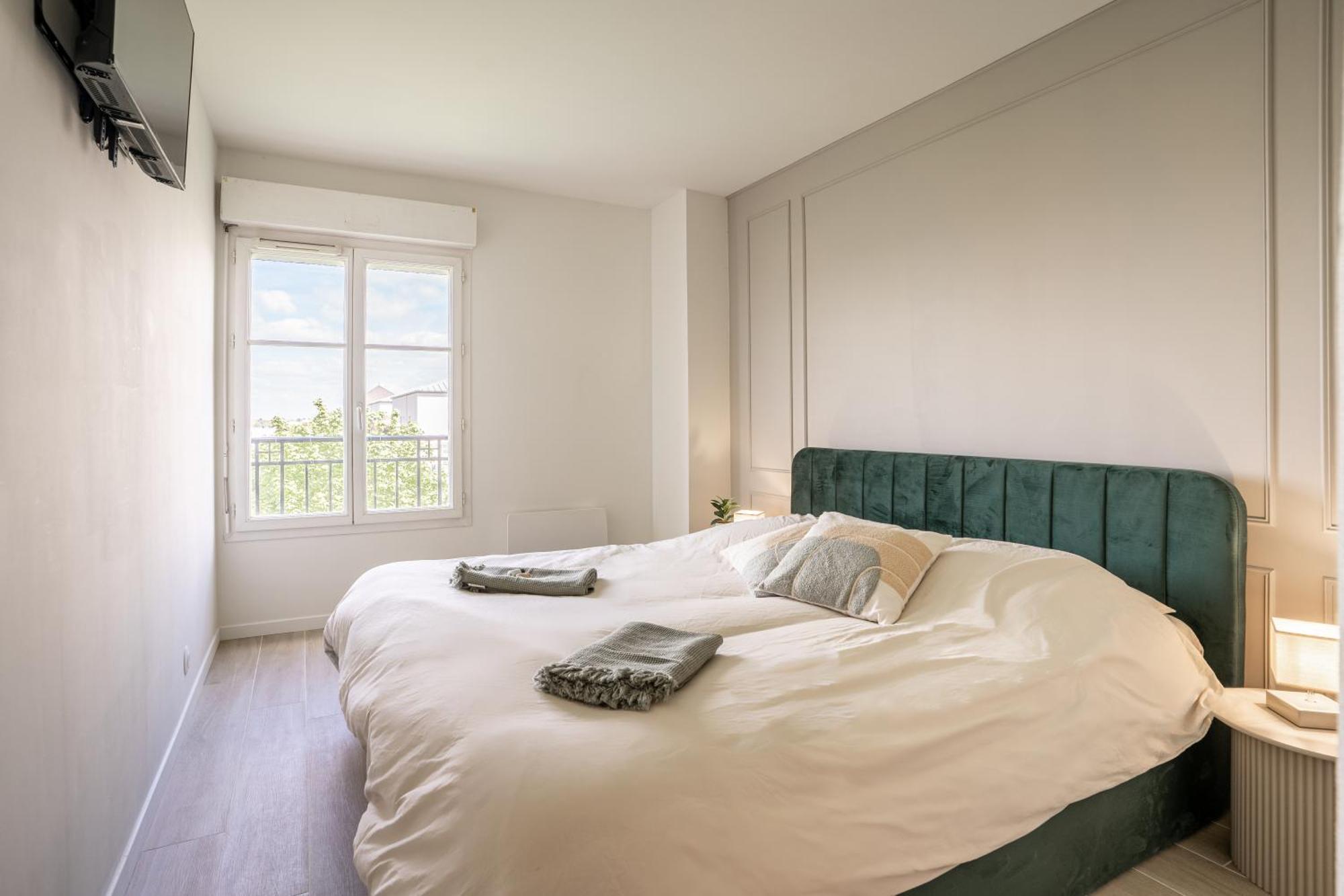 Magic Garden 6 Personnes Parking Prive A 20M Du Rer Apartment Serris Luaran gambar